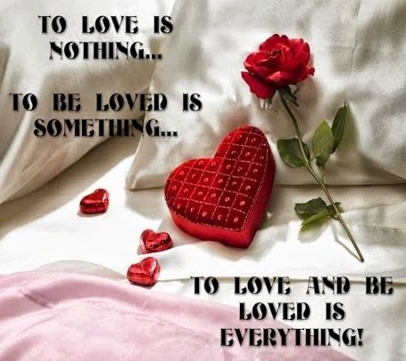 to love and be loved to love and be loved