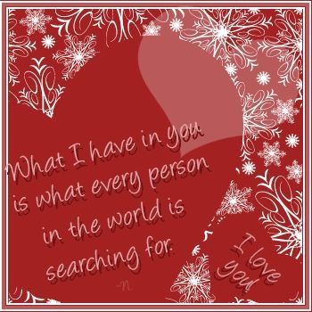 What I have in You