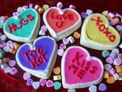 Valentine Sugar Sweetheart Cookies