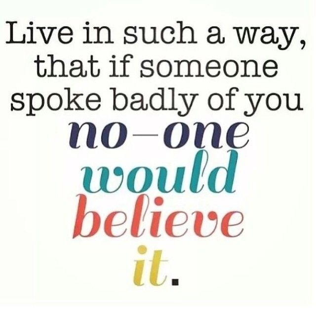 Live in such a way