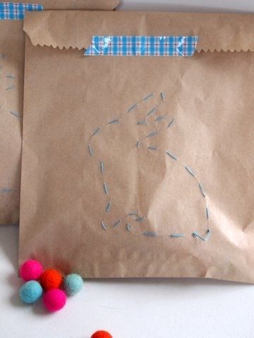 Easter bunny treat holders Easter bunny treat holders