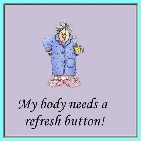 My body needs a refresh button My body needs a refresh button