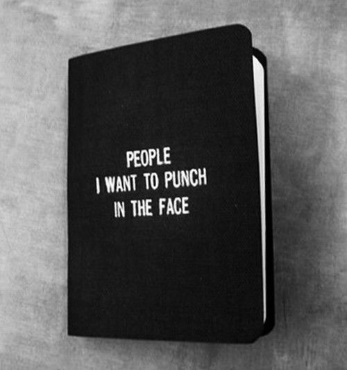 People I want to punch in the face book People I want to punch in the face book