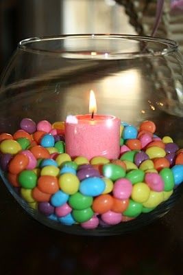 Jelly bean candles 