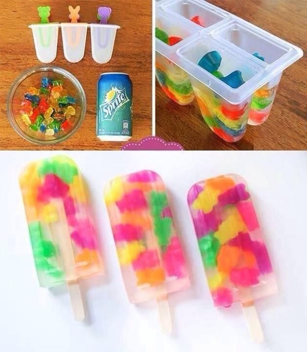 Gummy Bear Ice Pops Gummy Bear Ice Pops