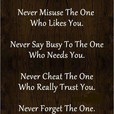 Never forget the One... Never forget the One...