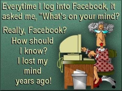 Eveyrtime I log onto Faceboook Eveyrtime I log onto Faceboook