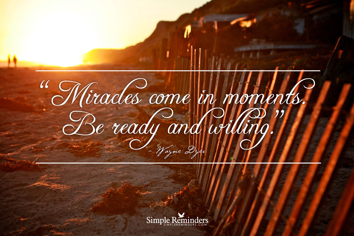 Miracles come in moments Miracles come in moments