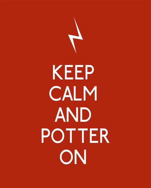 Keep calm and potter on Keep calm and potter on