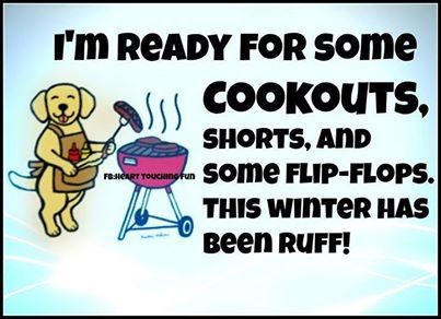 Im ready for cookouts Im ready for cookouts