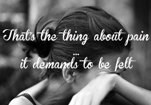 The thing about pain