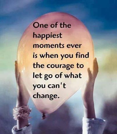 courage to let go