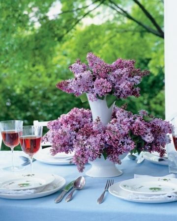 Lilac centerpiece Lilac centerpiece