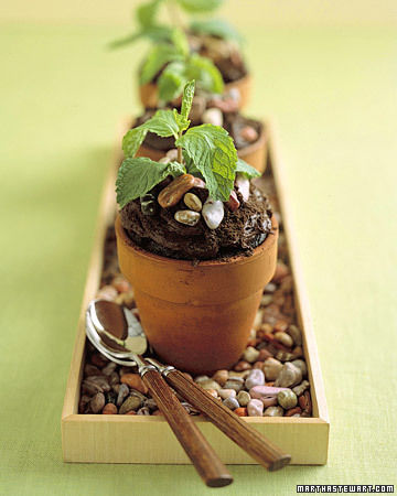 Flowerpot cakes