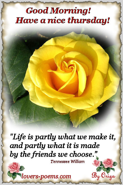 Have a nice thursday Have a nice thursday
