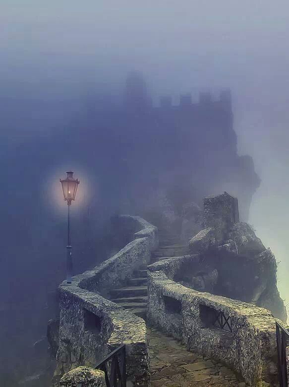 Castle lamp post