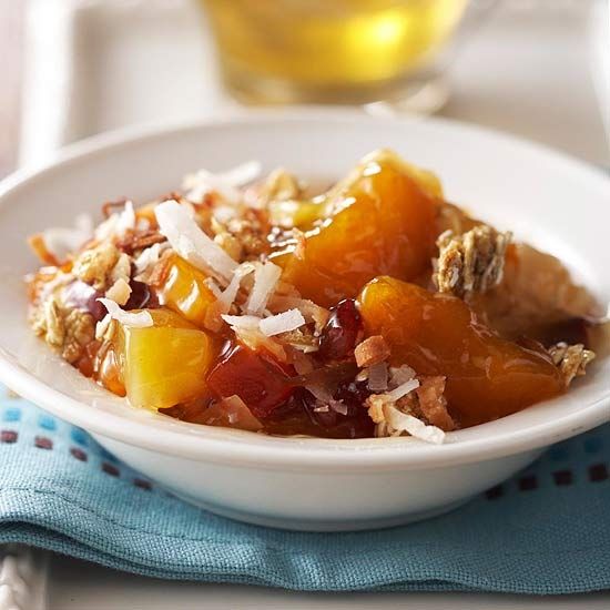 Tropical apricot crisp Tropical apricot crisp