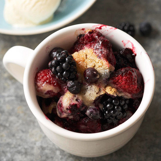 Triple berry cobbler Triple berry cobbler