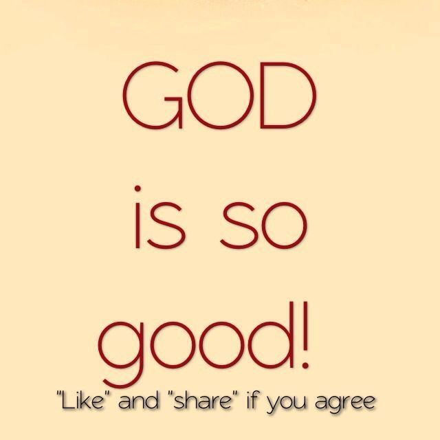 God is Good God is Good