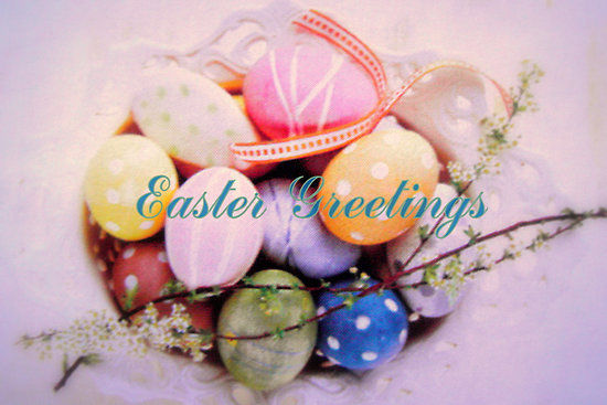 Easter greetings Easter greetings