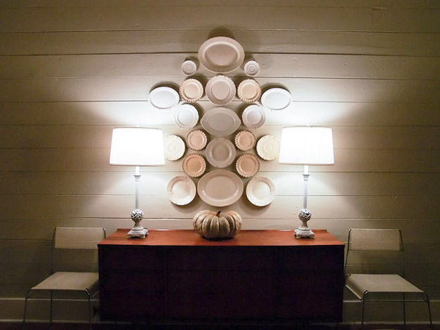 Collection of Symmetrically Hung Plates