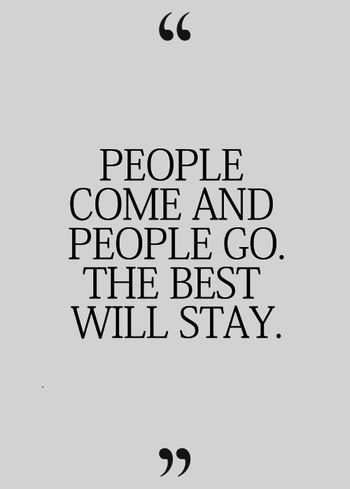 The best will stay The best will stay
