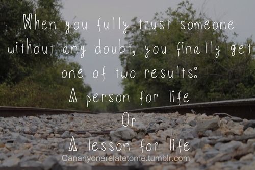 When you fully trust someone When you fully trust someone