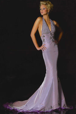Elegant Lavender Gown