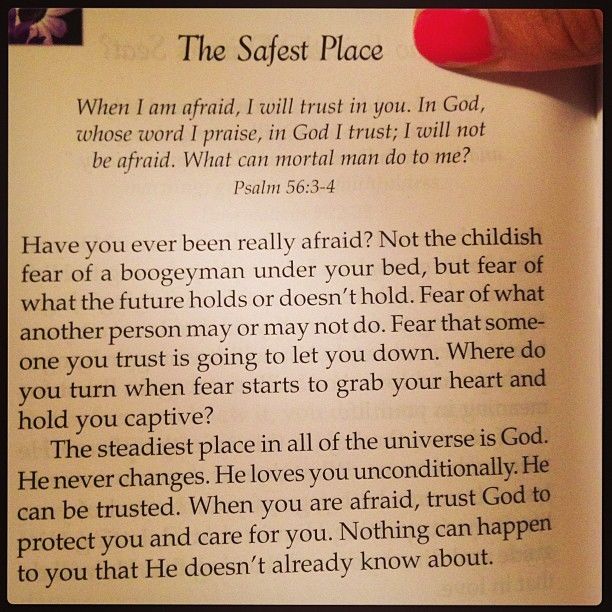 The safest place The safest place