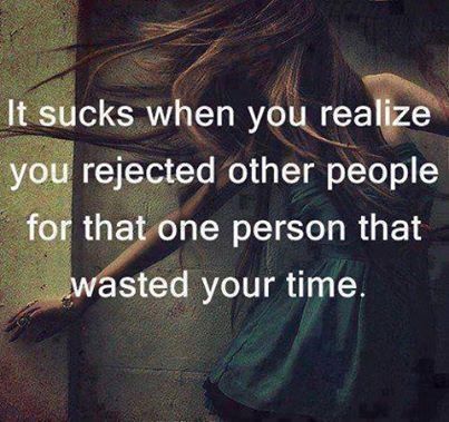 That one person who wasted your time That one person who wasted your time