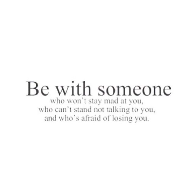 Be with someone Be with someone