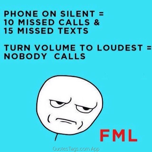 Phone on silent Phone on silent