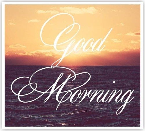 Good Morning Good Morning
