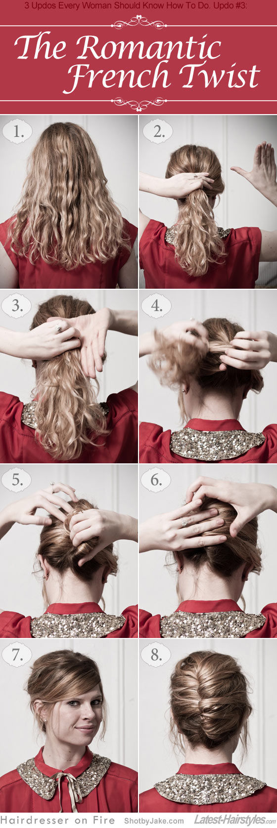 The Romantic French twist The Romantic French twist