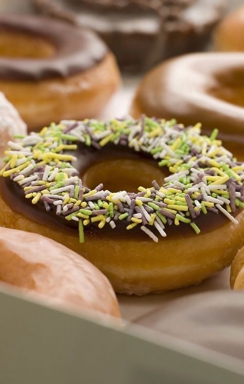 Sprinkled donuts