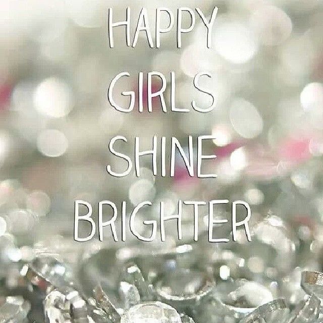 Happy girls shine brighter