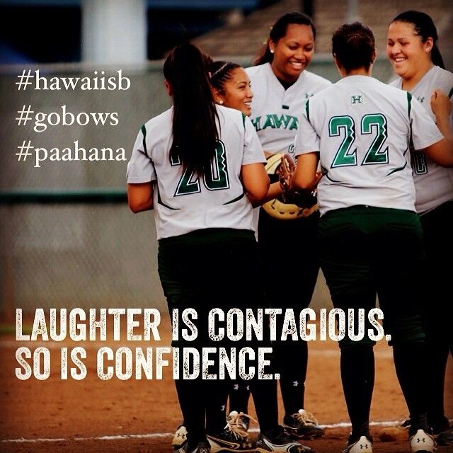 Laughter is contagious, so is confidence