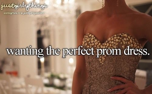 Waiting for the perfect prom dress
