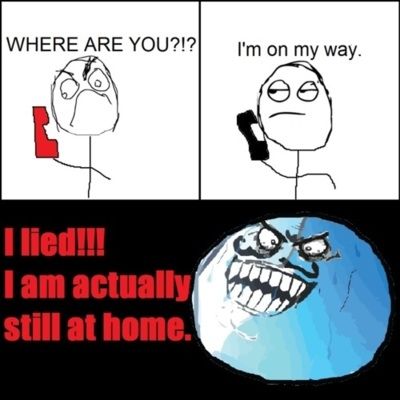 Im actually still at home