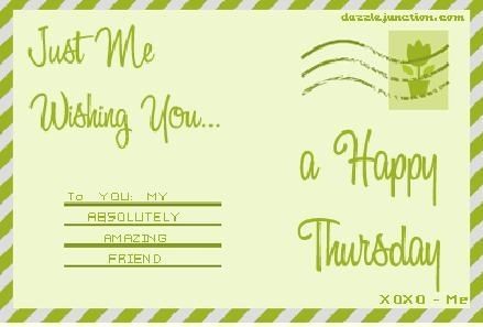 Wishing you a happy thursday