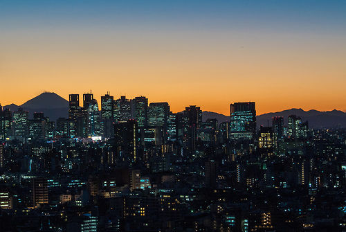 Tokyo sunset Tokyo sunset