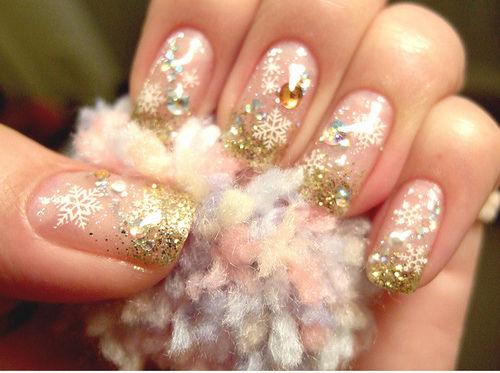 Snowflake Nails