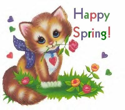 Happy Spring Kitty Happy Spring Kitty
