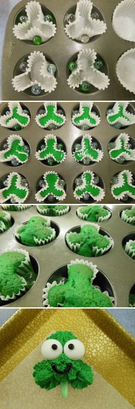 Shamrock Cupcakes Shamrock Cupcakes