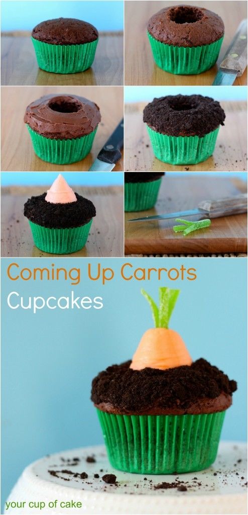 DIY Easter Carrot Cupcakes DIY Easter Carrot Cupcakes