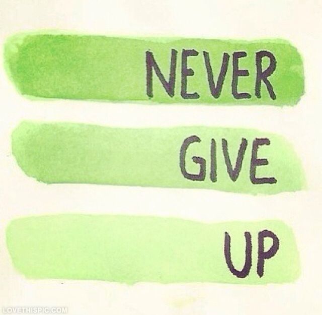 Never Give Up