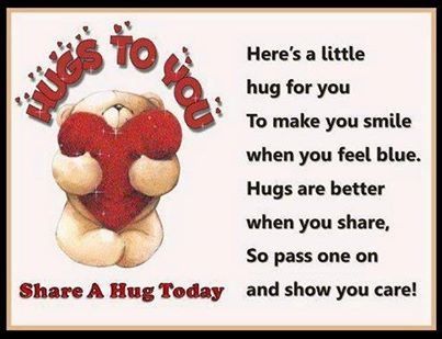 share a hug today
