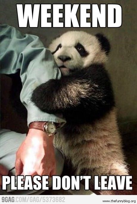Weekend please dont leave