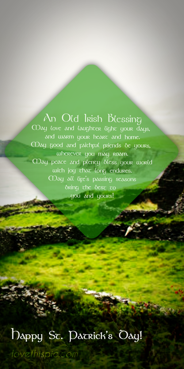 Irish Blessing 