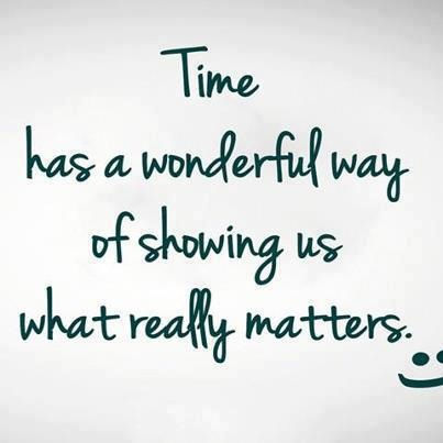 Time has a wonderful way of Time has a wonderful way of